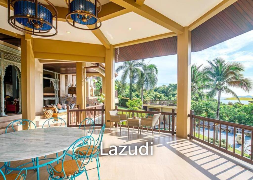 Oceanfront Villa with Stunning Views, Pool and  Private Beach in Nai Harn