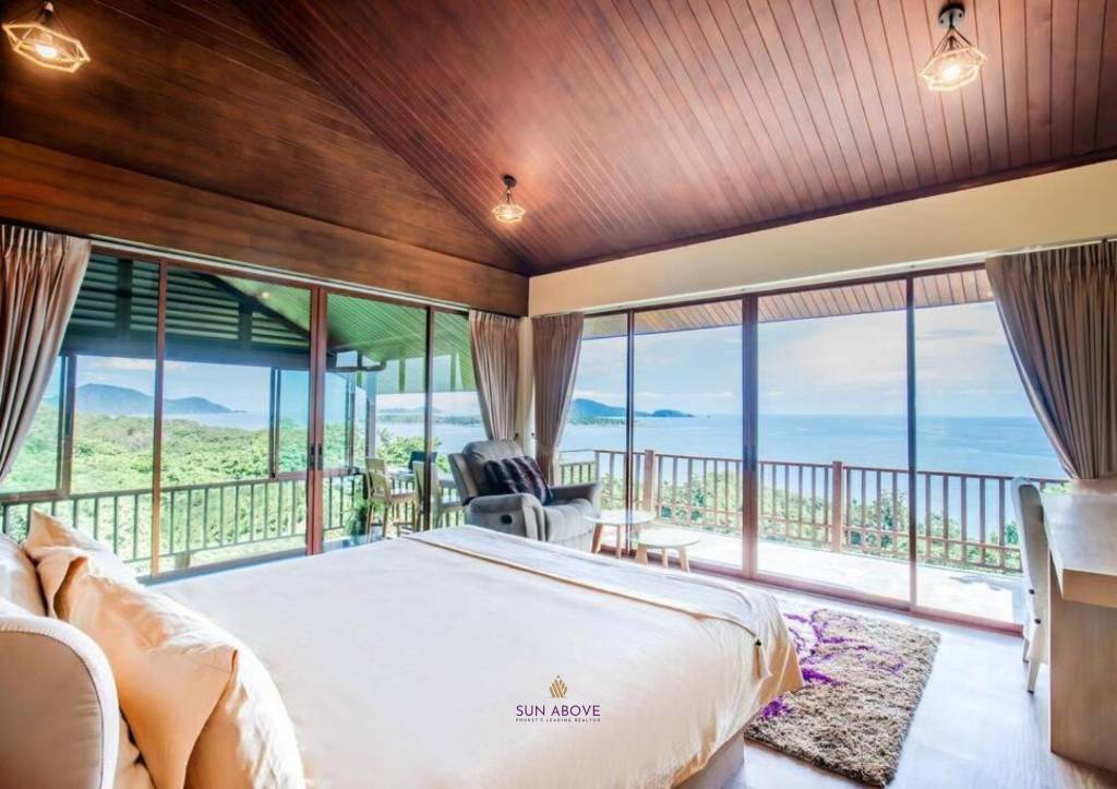 Oceanfront Villa with Stunning Views, Pool and  Private Beach in Nai Harn