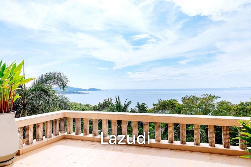 Oceanfront Villa with Stunning Views, Pool and  Private Beach in Nai Harn