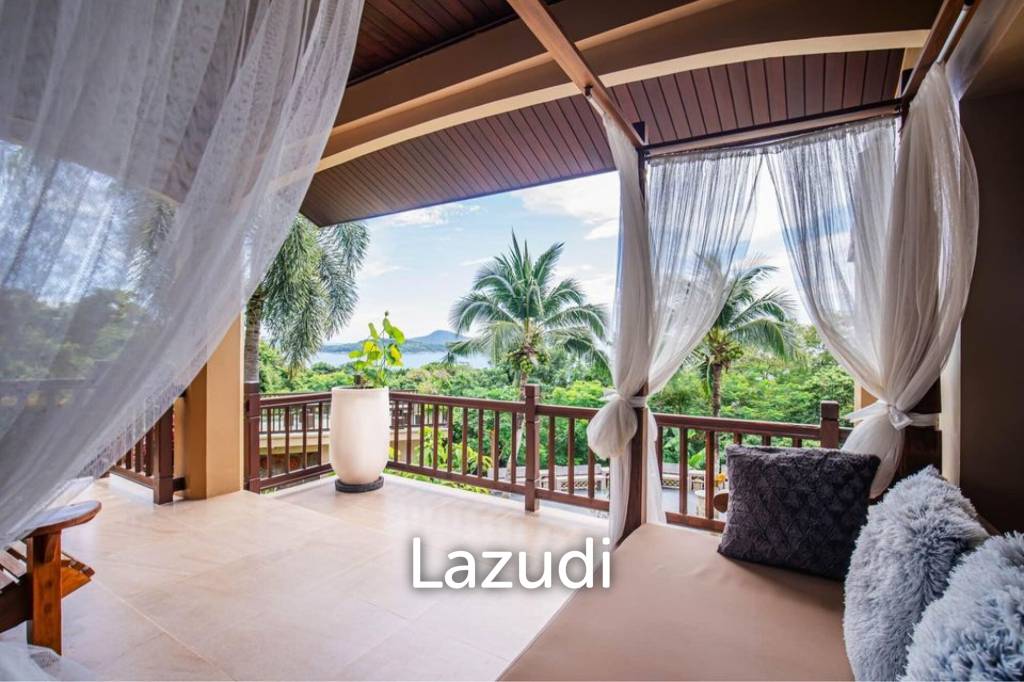 Oceanfront Villa with Stunning Views, Pool and  Private Beach in Nai Harn