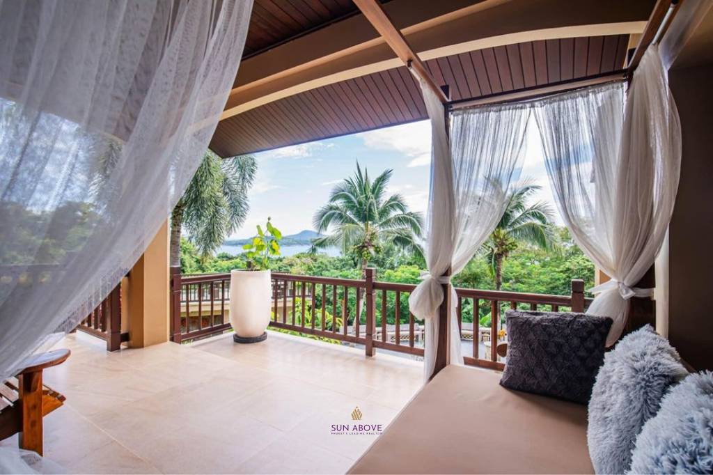 Oceanfront Villa with Stunning Views, Pool and  Private Beach in Nai Harn