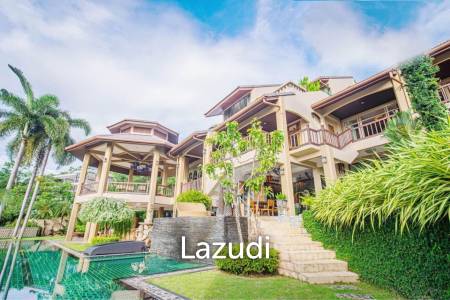 Oceanfront Villa with Stunning Views, Pool and  Private Beach in Nai Harn