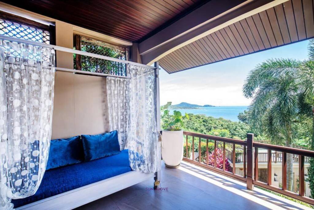 Oceanfront Villa with Stunning Views, Pool and  Private Beach in Nai Harn