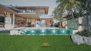 Luxury Seaview Villa in Gated Community. Chaweng Noi, Koh Samui