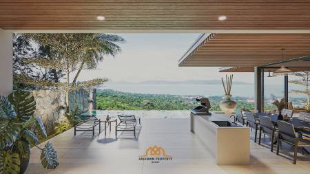 Luxury Seaview Villa in Gated Community. Chaweng Noi, Koh Samui