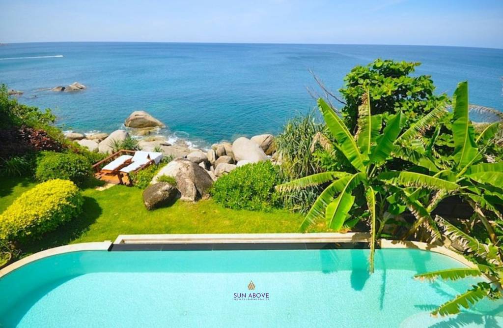 Oceanfront Villa In Luxury Kata Beach Estate