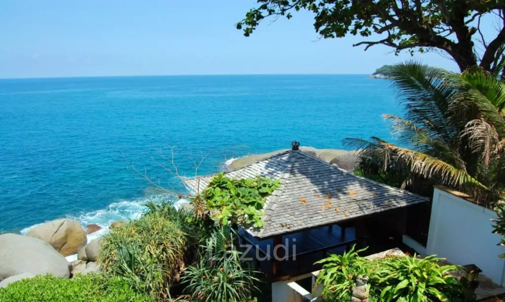 Oceanfront Villa In Luxury Kata Beach Estate