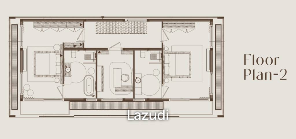 Вилла 450 кв.м. 3 Кровать 3 Ванна