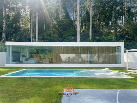 Ultra-Modern Forest Retreat: New Hi-Tech Minimalistic Villa