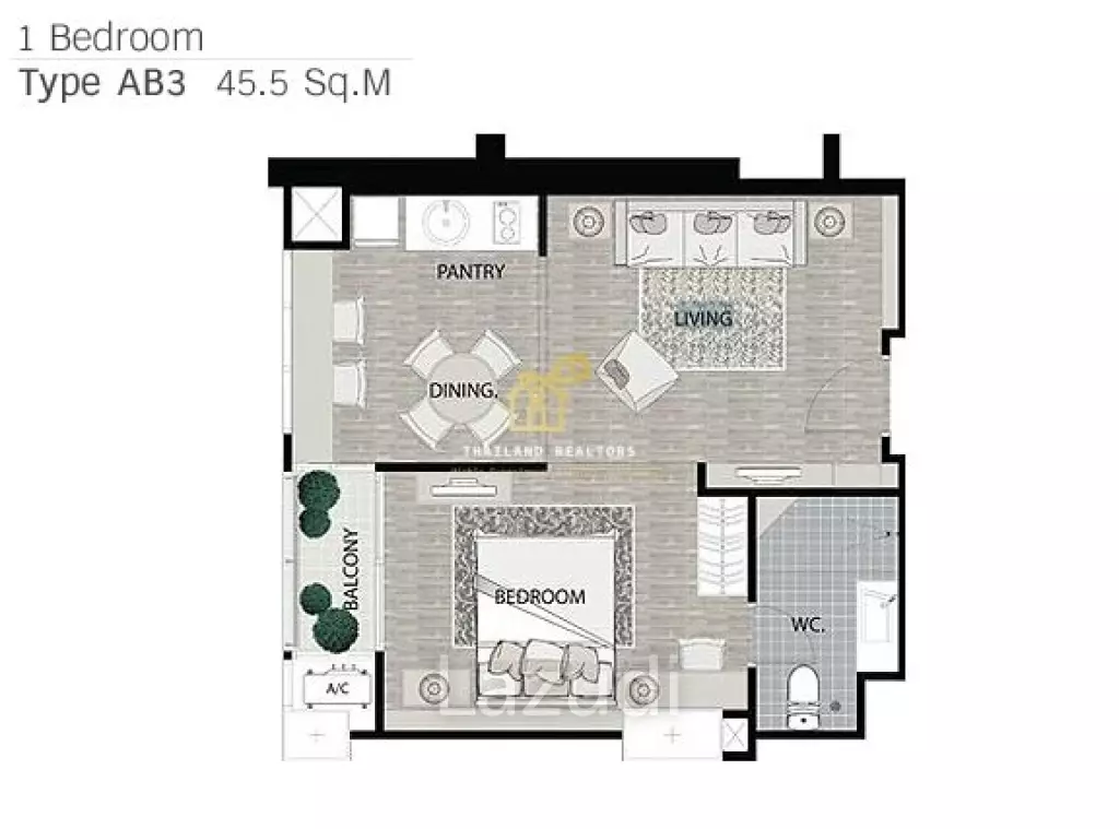 Rhythm Ratchada / Condo For Sale / 1 Bedroom / 45 SQM / MRT Ratchadaphisek / Bangkok