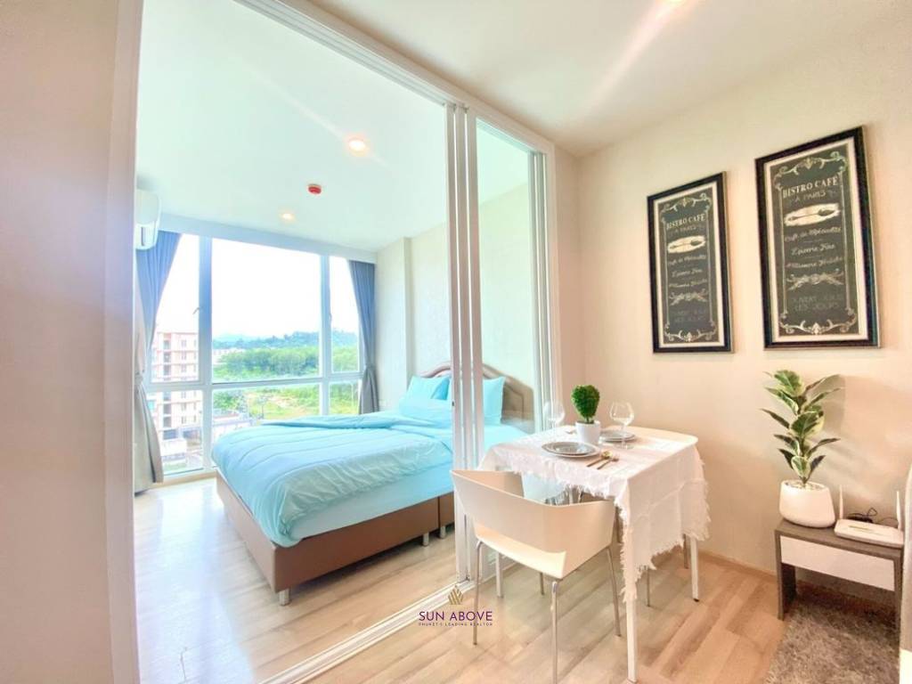 Mountain View 1-Bedroom Condo The Base Downtown Phuket  For Rent