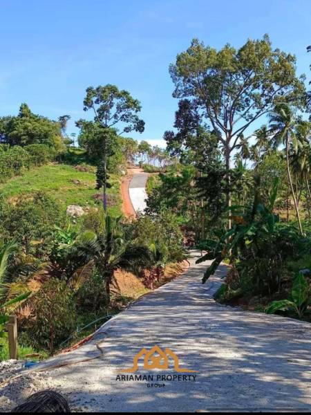 Affordable 1600sqm Freehold Land with Ocean View in Maenam, Ko Samui