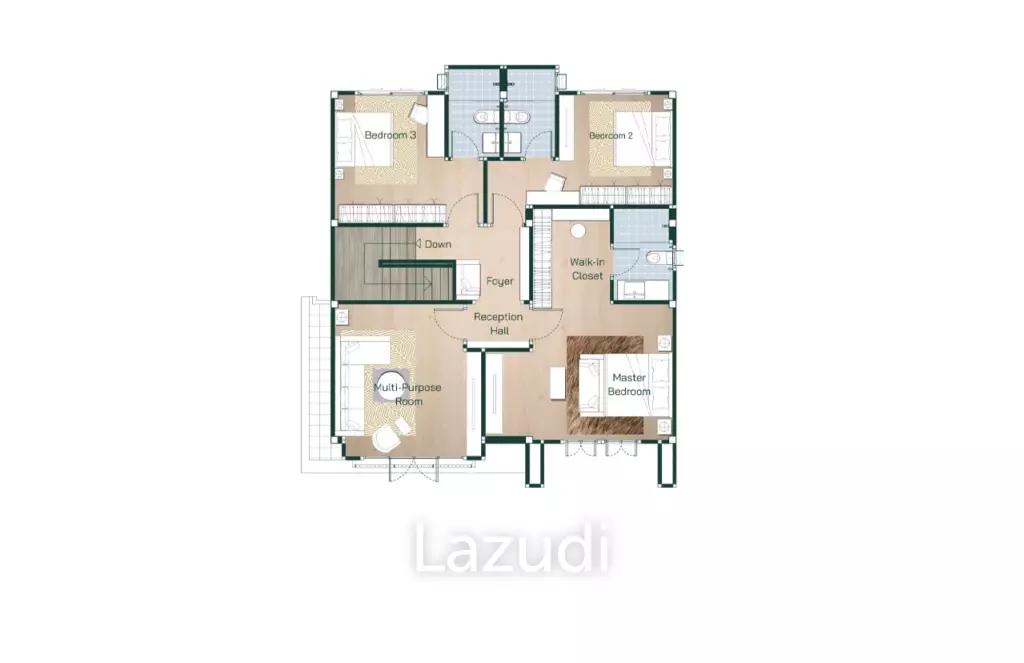 Modern 4-Bed Detached Home in Bang Phli Yai