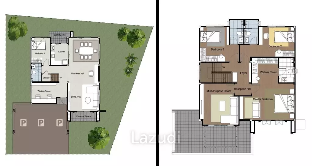 Luxury 4-Bed Detached Home in Bang Phli Yai