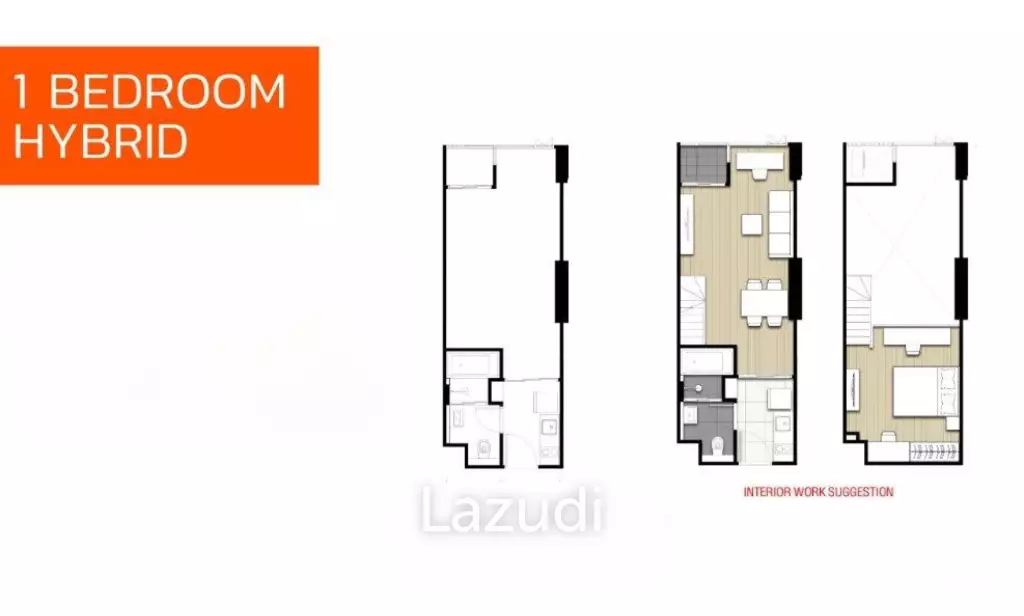 1 BedHybrid 1 Bath 45 SQ.M. Culture Thonglor