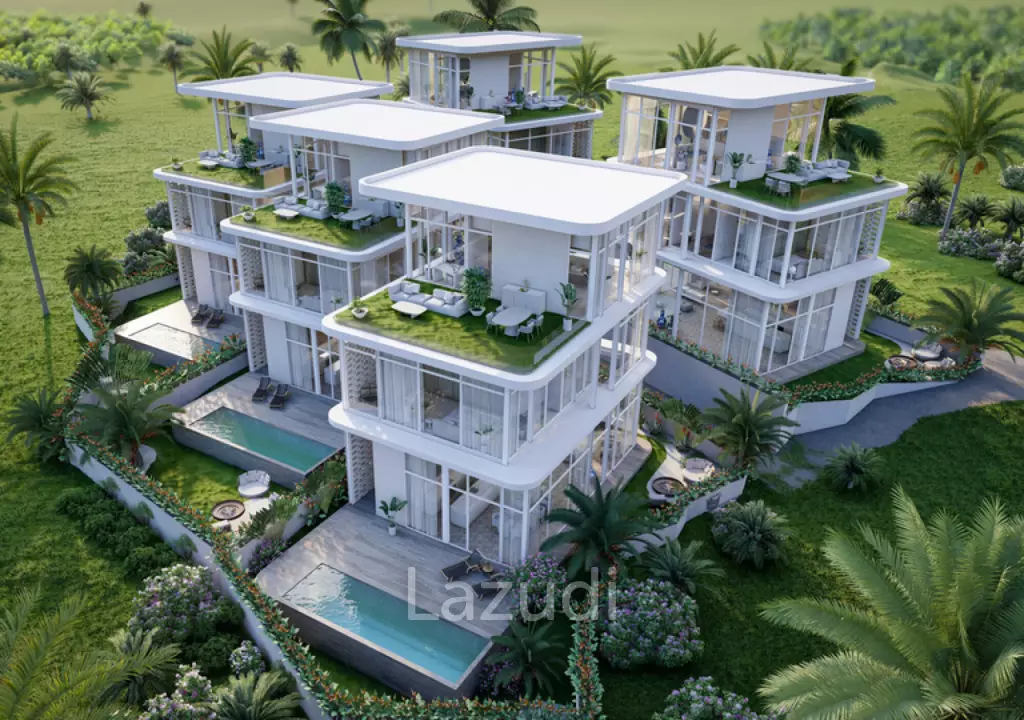 Luxurious Off-Plan Villa with Rooftop Ocean Views in Seseh, Bali