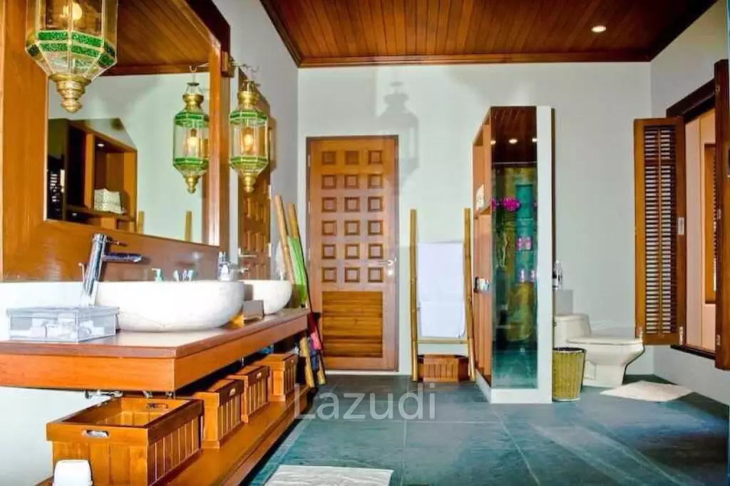 Luxury 5-Bedroom Mansion with Panoramic Sea and Lake Views – Chaweng