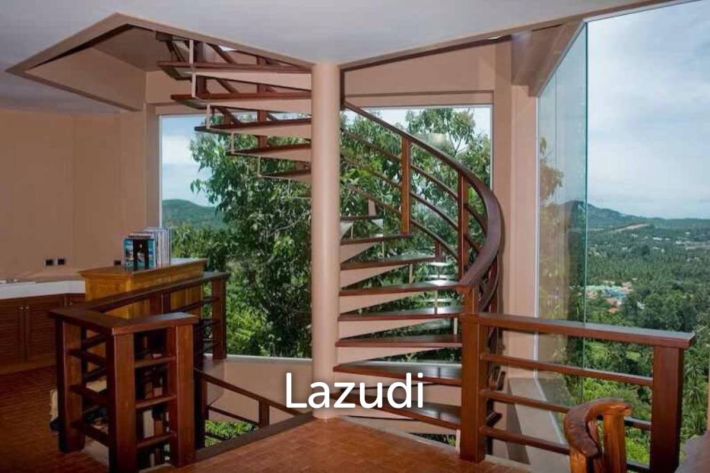 Luxury 5-Bedroom Mansion with Panoramic Sea and Lake Views – Chaweng