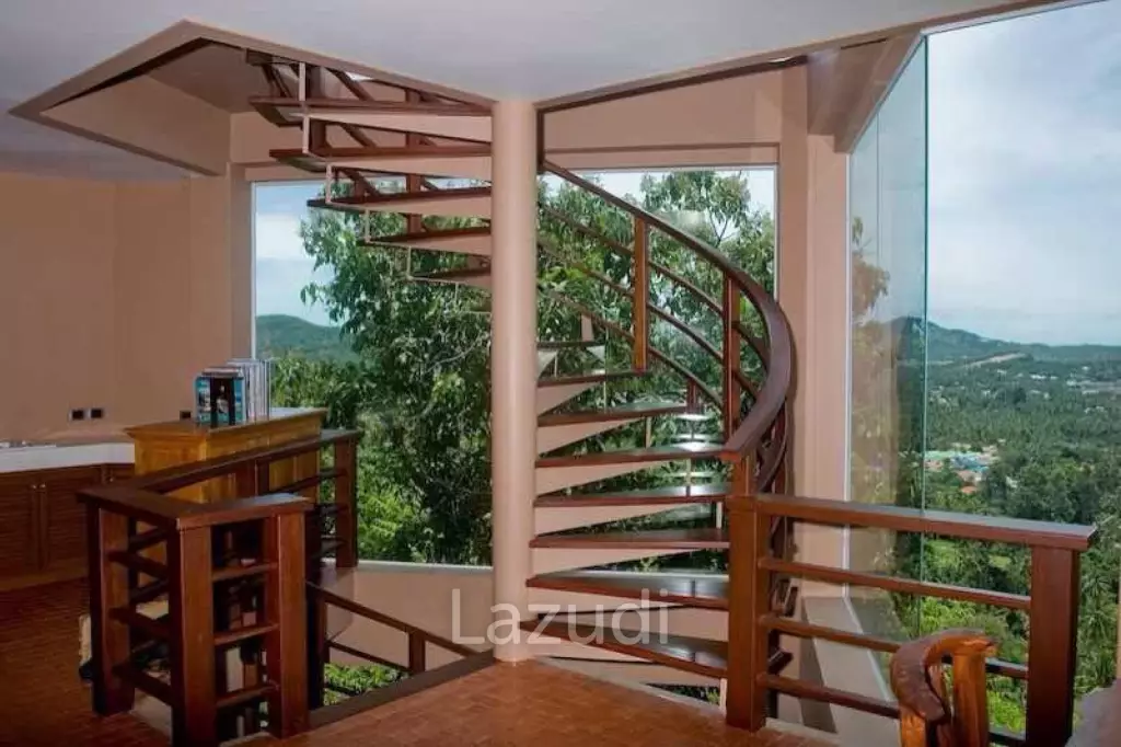 Luxury 5-Bedroom Mansion with Panoramic Sea and Lake Views – Chaweng