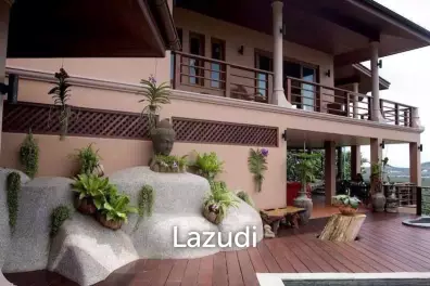 Luxury 5-Bedroom Mansion with Panoramic Sea and Lake Views – Chaweng