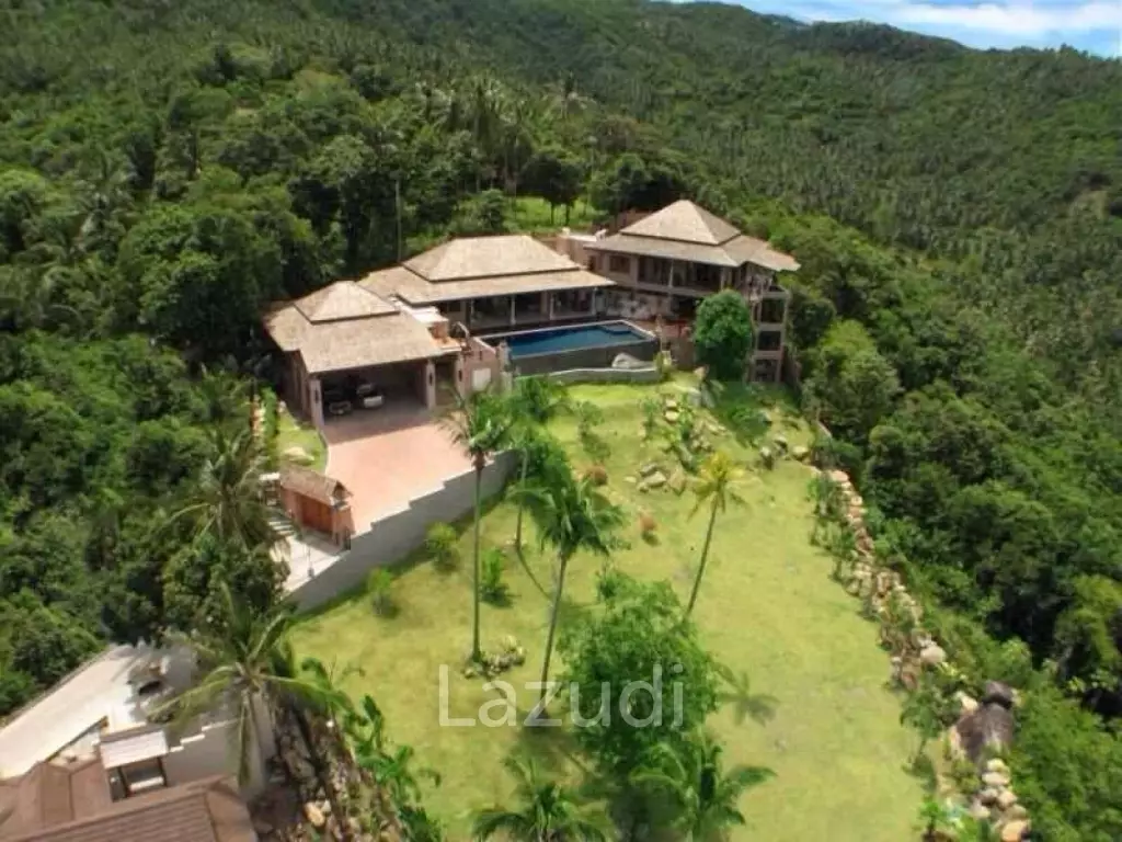 Luxury 5-Bedroom Mansion with Panoramic Sea and Lake Views – Chaweng