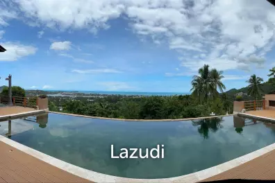 Luxury 5-Bedroom Mansion with Panoramic Sea and Lake Views – Chaweng