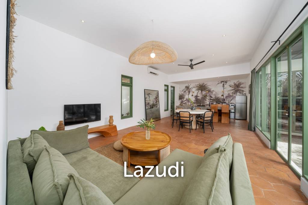 Newly Renovated 4-Bedroom Leasehold Villa in Canggu – Berawa | Private Pool, Only 5-Min Walking to Beach
