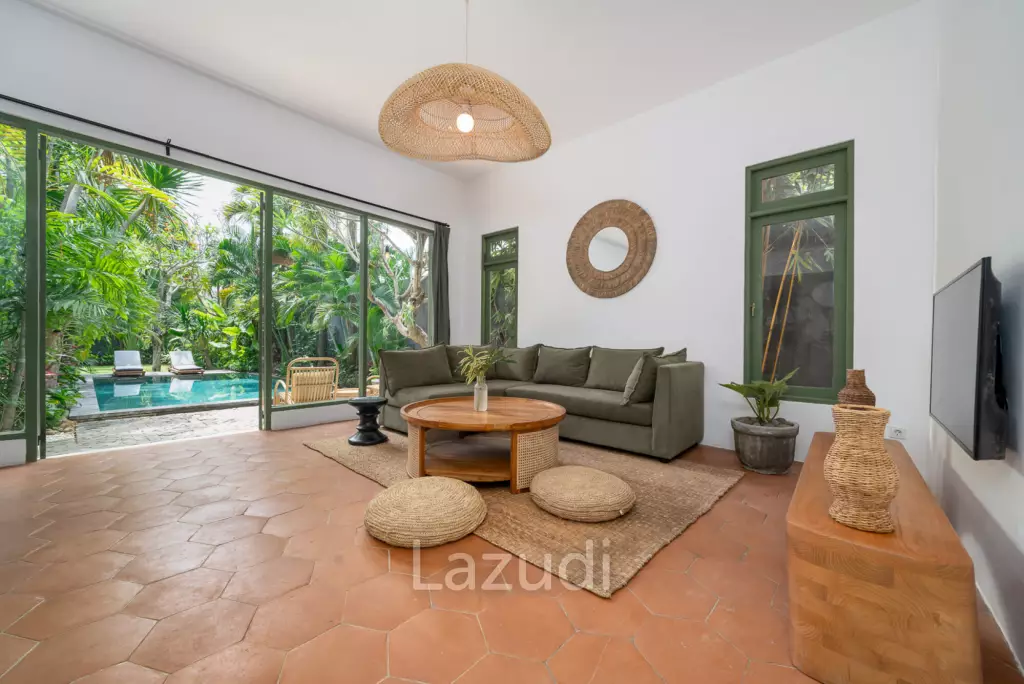 Newly Renovated 4-Bedroom Leasehold Villa in Canggu – Berawa | Private Pool, Only 5-Min Walking to Beach