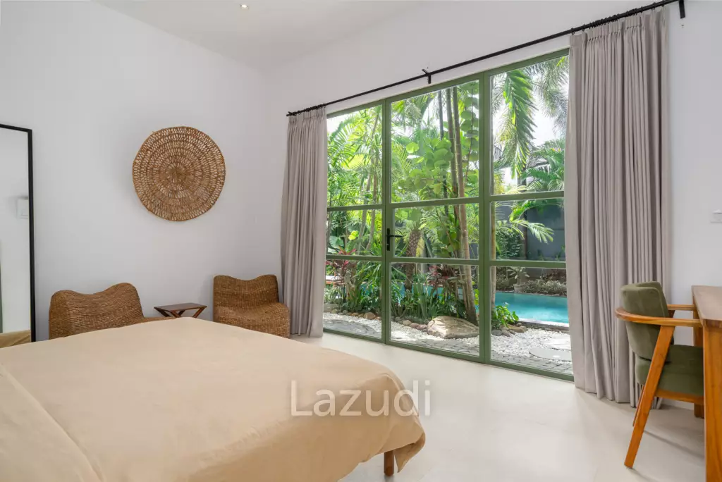 Newly Renovated 4-Bedroom Leasehold Villa in Canggu – Berawa | Private Pool, Only 5-Min Walking to Beach