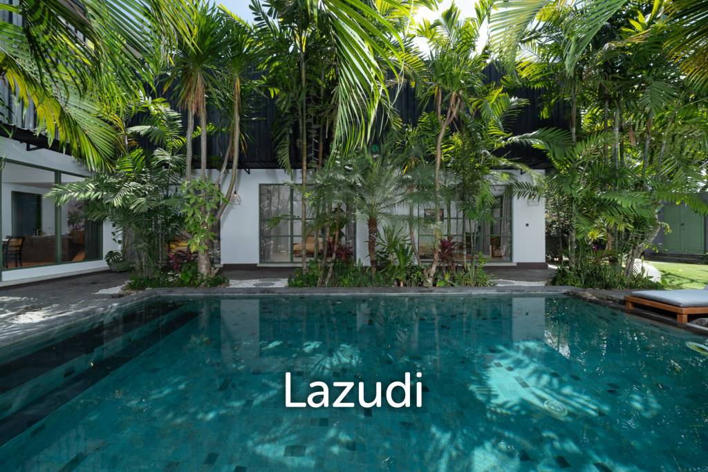 Newly Renovated 4-Bedroom Leasehold Villa in Canggu – Berawa | Private Pool, Only 5-Min Walking to Beach