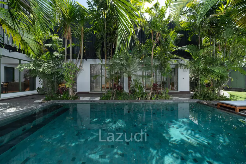 Newly Renovated 4-Bedroom Leasehold Villa in Canggu – Berawa | Private Pool, Only 5-Min Walking to Beach