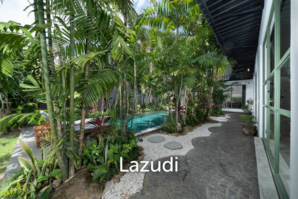 Newly Renovated 4-Bedroom Leasehold Villa in Canggu – Berawa | Private Pool, Only 5-Min Walking to Beach