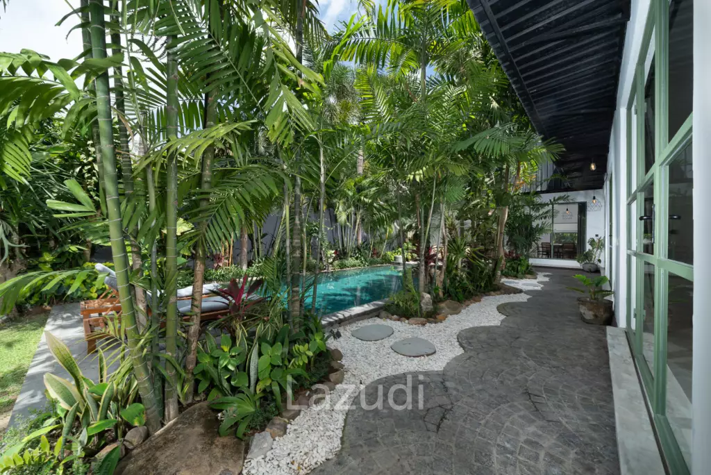 Newly Renovated 4-Bedroom Leasehold Villa in Canggu – Berawa | Private Pool, Only 5-Min Walking to Beach