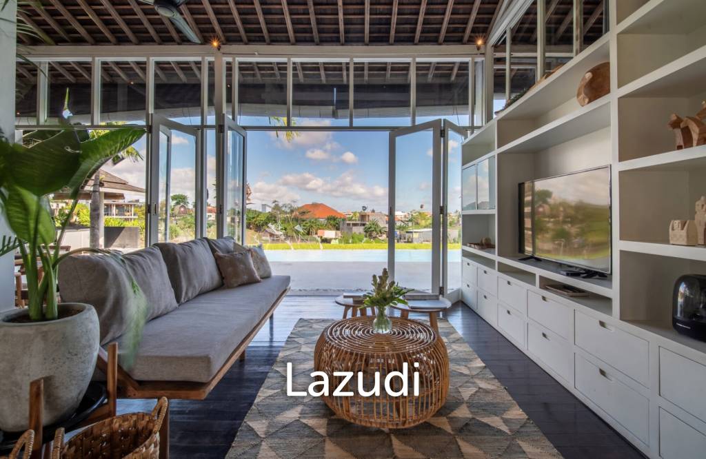 Own a Piece of Paradise: Luxury Leasehold 5-Bed Villa with Rice Field Views in Canggu – Berawa