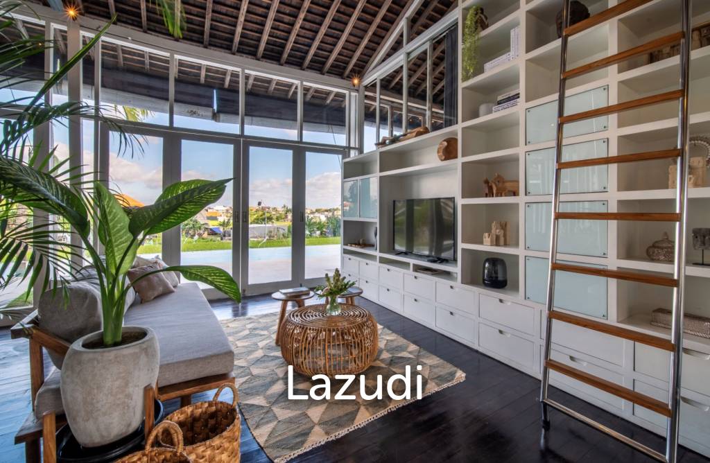 Own a Piece of Paradise: Luxury Leasehold 5-Bed Villa with Rice Field Views in Canggu – Berawa