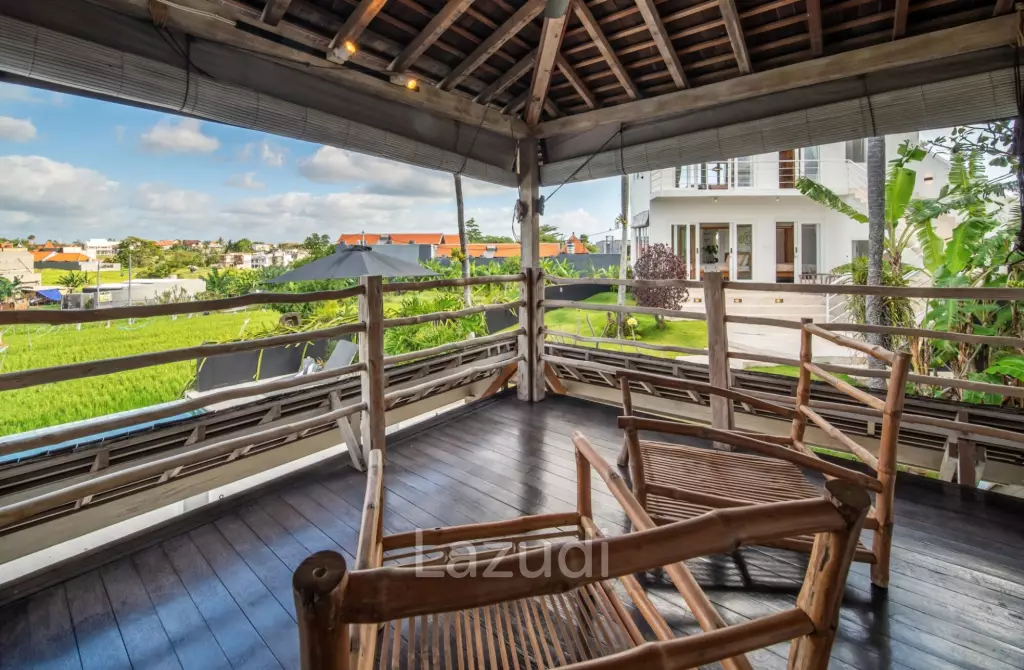 Own a Piece of Paradise: Luxury Leasehold 5-Bed Villa with Rice Field Views in Canggu – Berawa