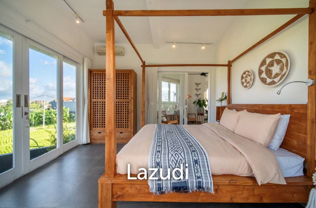 Own a Piece of Paradise: Luxury Leasehold 5-Bed Villa with Rice Field Views in Canggu – Berawa