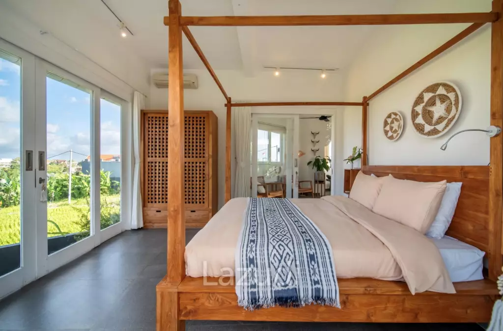 Own a Piece of Paradise: Luxury Leasehold 5-Bed Villa with Rice Field Views in Canggu – Berawa