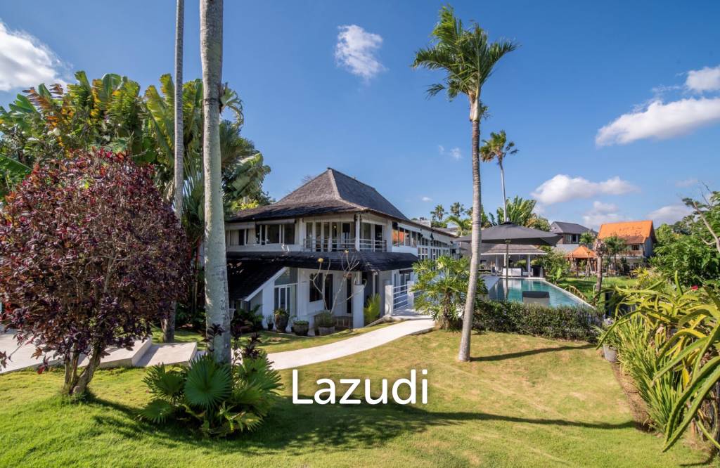 Own a Piece of Paradise: Luxury Leasehold 5-Bed Villa with Rice Field Views in Canggu – Berawa