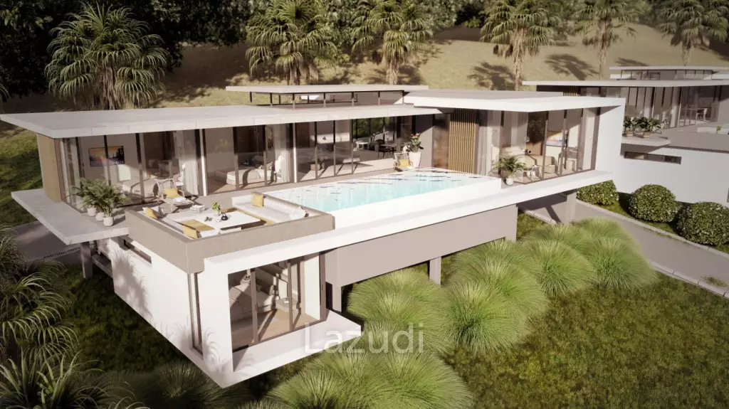 Luxurious 4 Bed Seaview Villa in Bang Por Ko Samui
