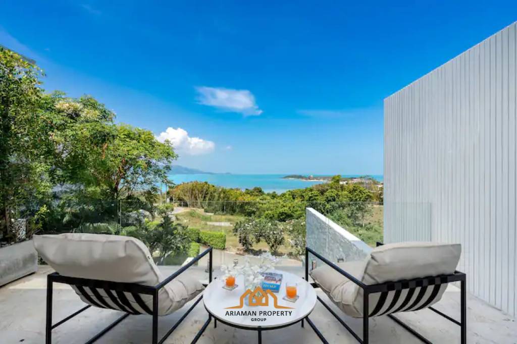 Ultra Luxury 4 Bedroom Seaview Villa in Choengmon, Ko Samui