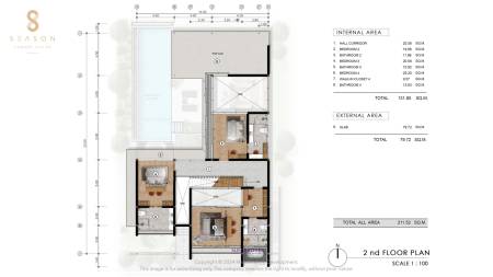 4 Bed 5 Bath 568 SQ.M Season Rosewood By 8 Season Luxury Villas