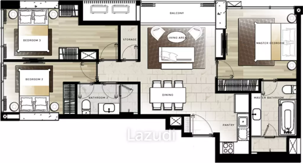 Luxurious 3-Bedroom Condo in Hyde Sukhumvit 11 Bangkok