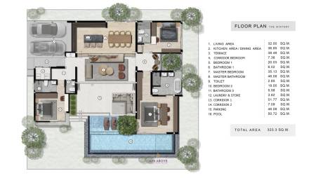 3 Bed 4 Bath 323.3 SQ.M Wintery By 8 Season Luxury Villas