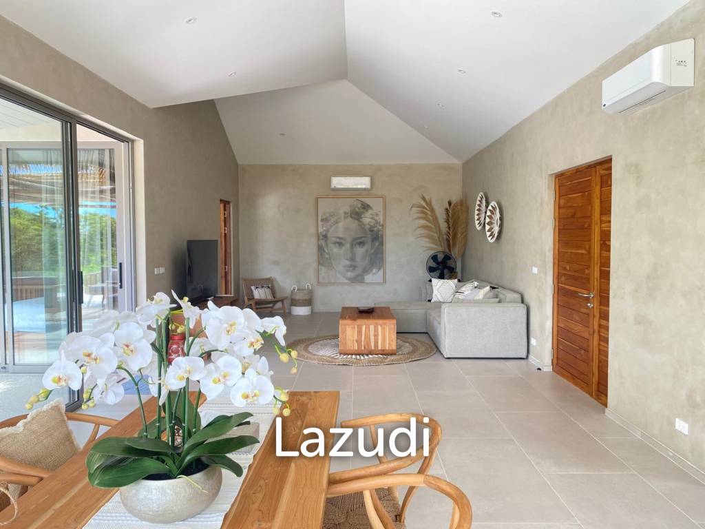 High-Quality 3-Bed Boho-Style Villa in Bophut Hills