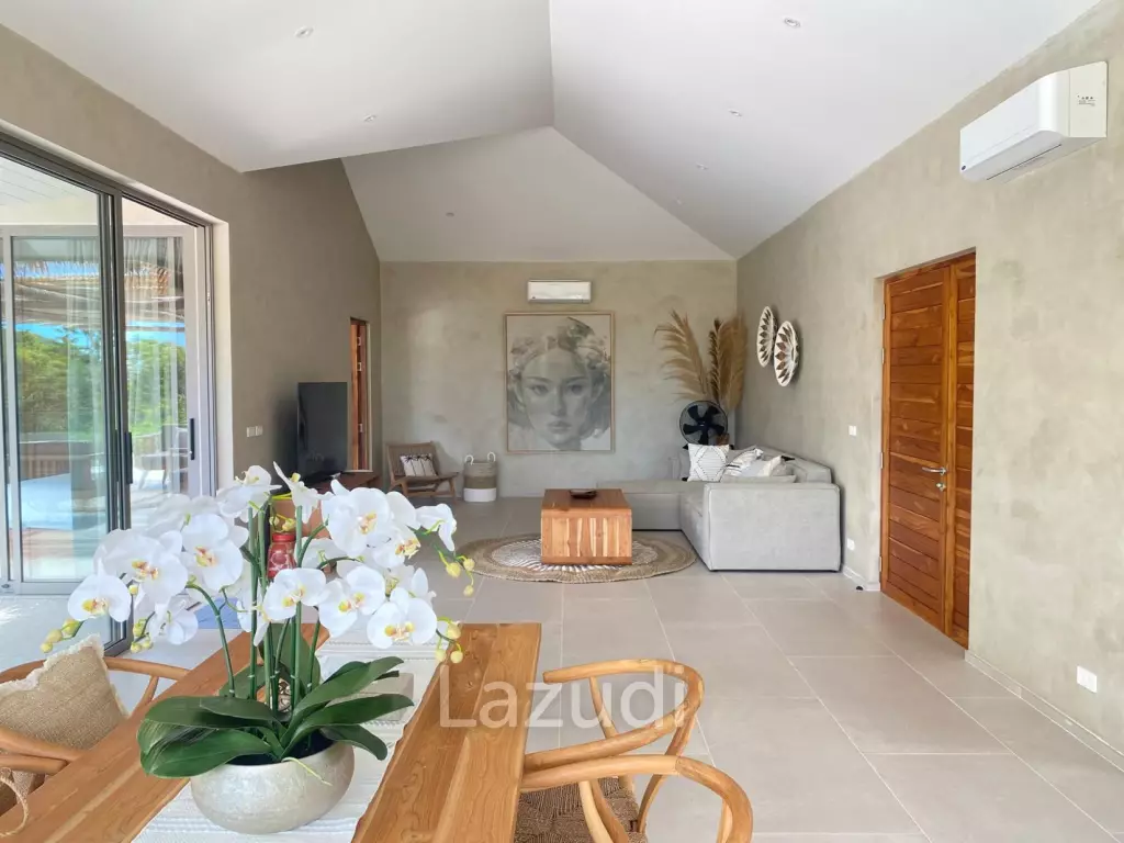 High-Quality 3-Bed Boho-Style Villa in Bophut Hills