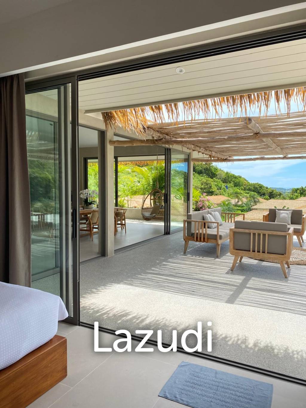 High-Quality 3-Bed Boho-Style Villa in Bophut Hills