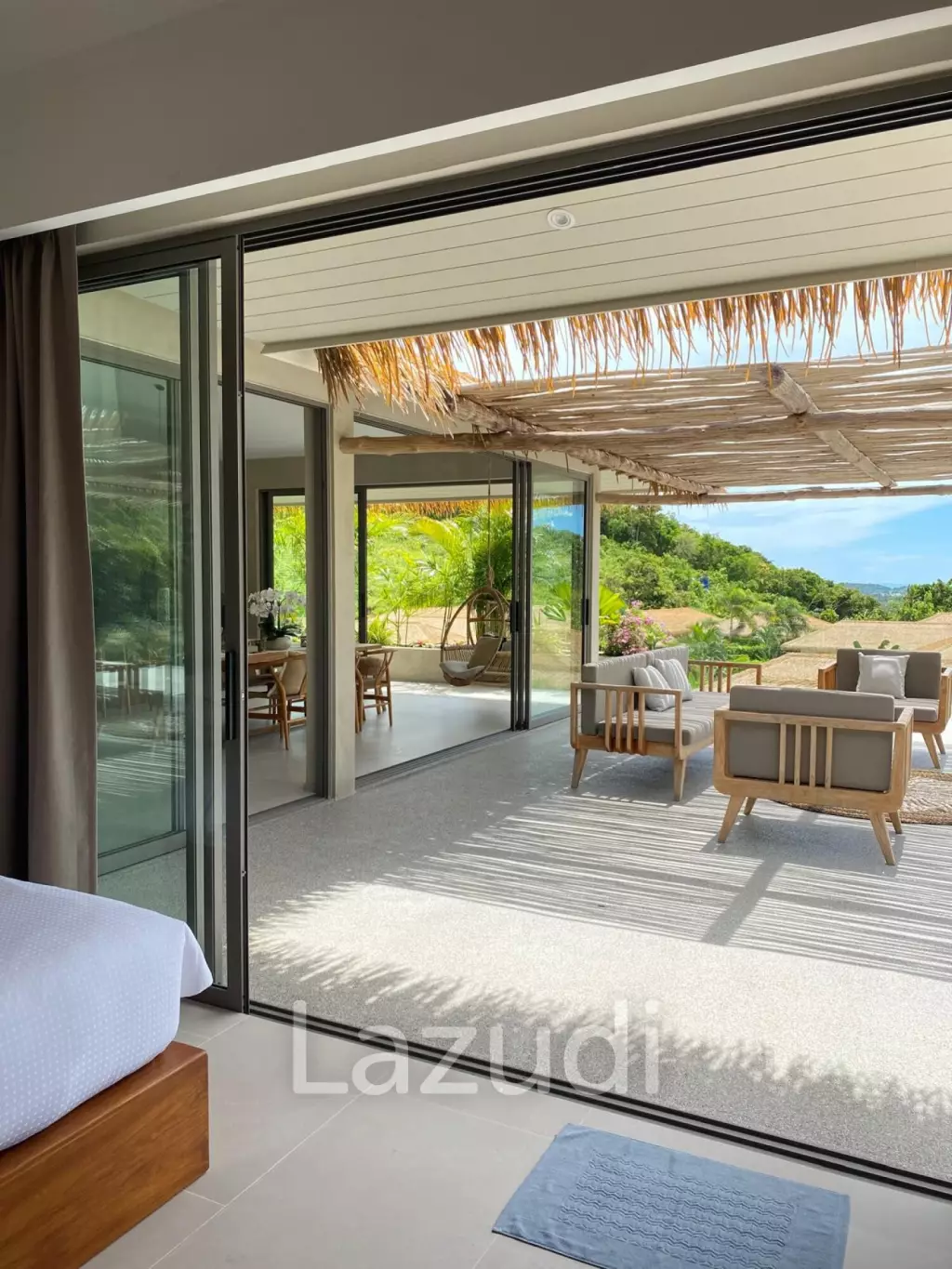 High-Quality 3-Bed Boho-Style Villa in Bophut Hills