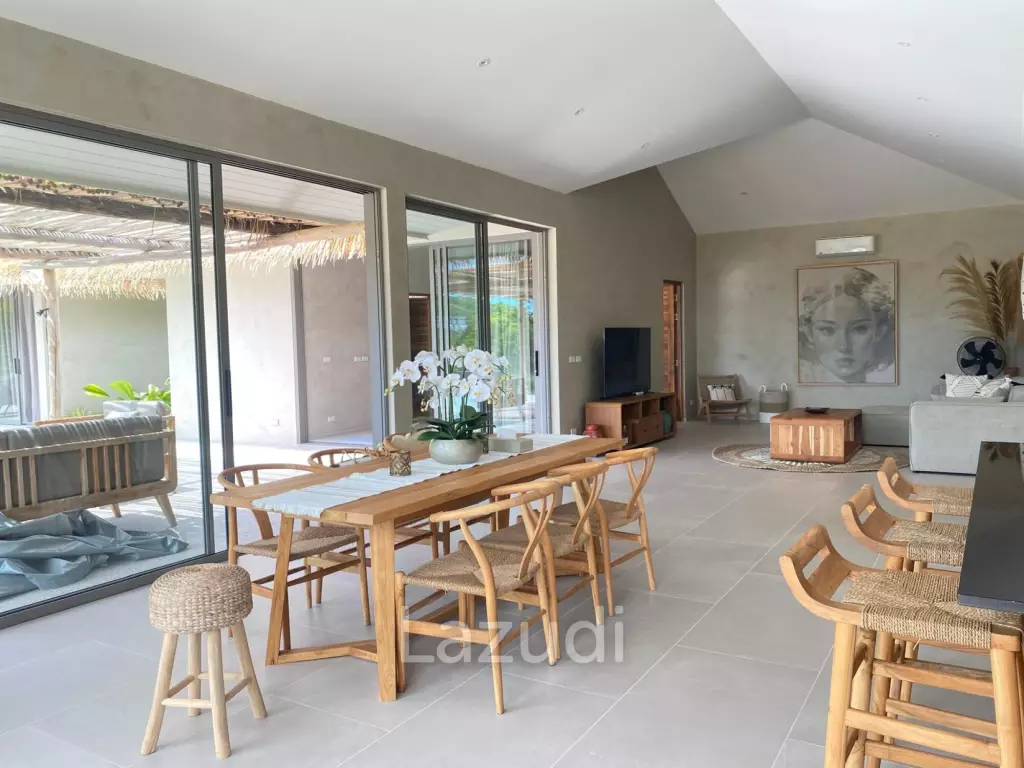 High-Quality 3-Bed Boho-Style Villa in Bophut Hills