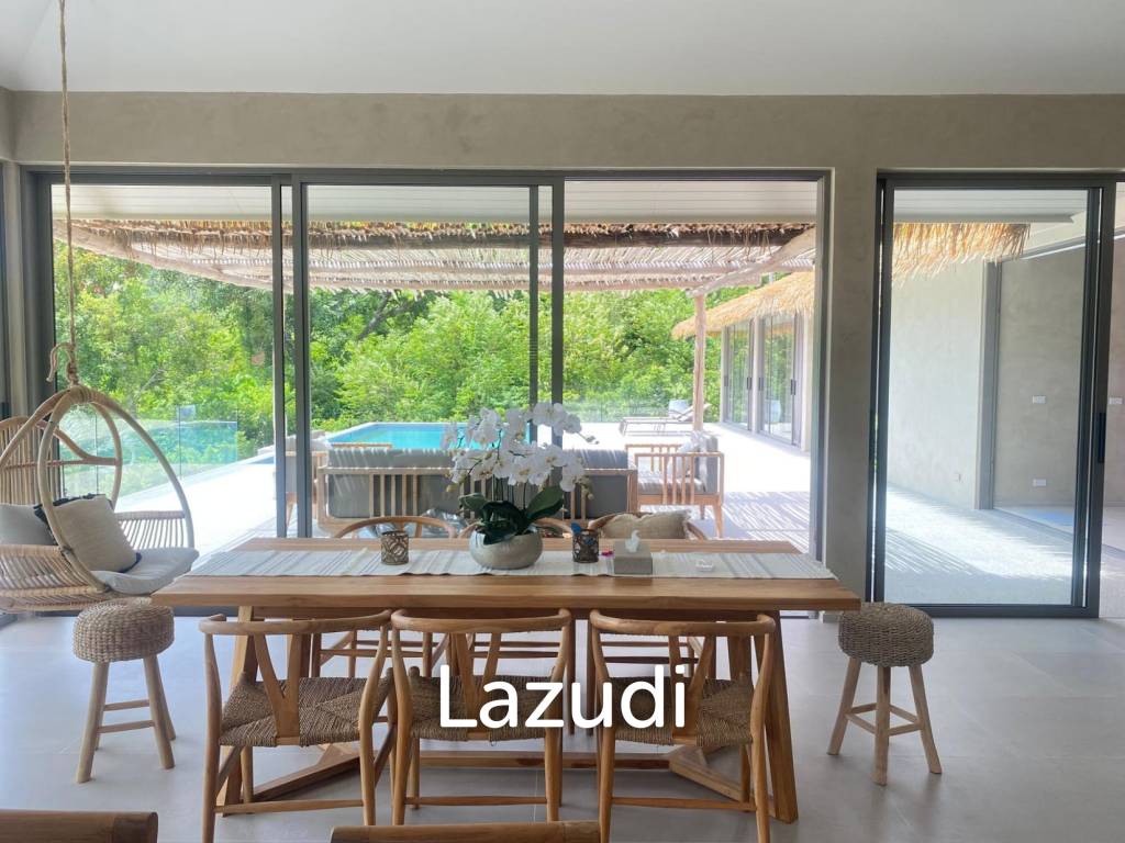 High-Quality 3-Bed Boho-Style Villa in Bophut Hills